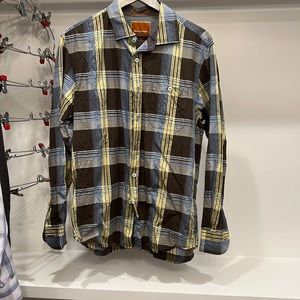 Tommy Bahama Long Sleeve Plaid Button Down. Men’s Large